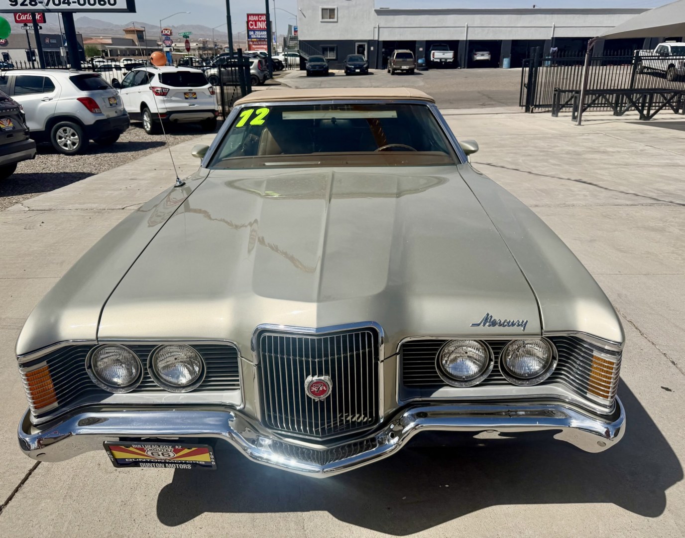 1972 Mercury Cougar , located at 2190 Hwy 95, Bullhead City, AZ, 86442, (928) 704-0060, 0.000000, 0.000000 - 1972 mercury cougar convertible , a/c runs great . Power windows locks .- Photo#3