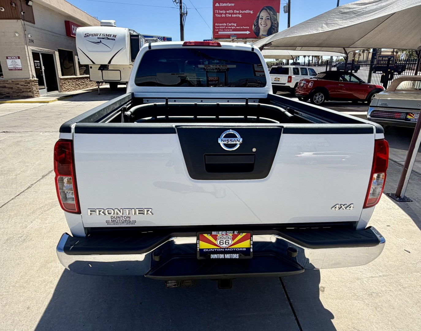 2008 White , located at 2190 Hwy 95, Bullhead City, AZ, 86442, (928) 704-0060, 0.000000, 0.000000 - 2008 Nissan Frontier Crew cab 4x4.SE V6 pro 4Xoff road package. automatic . toyo all terrain off road tires. custom running boards. new headlights. recently serviced. ice cold a/c. small body lift with off road tires/wheels. bedliner tow package. always garaged. elderly owned. This truck looks new.- Photo#19