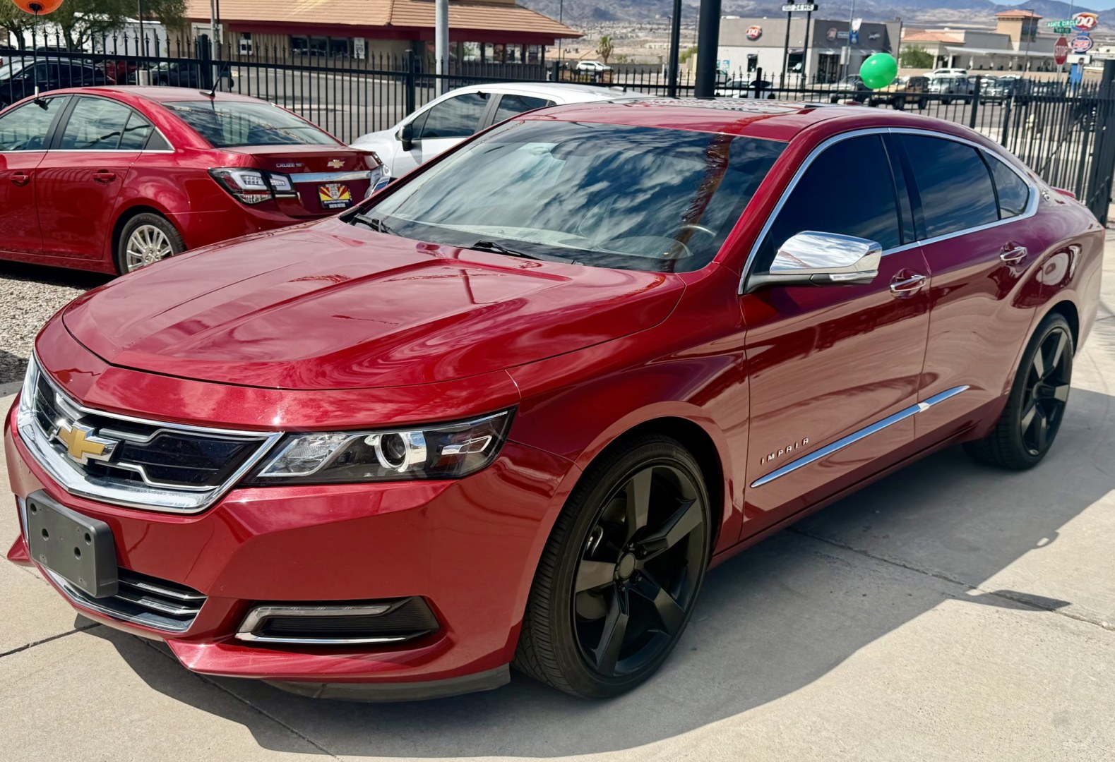 2015 Burgundy Chevrolet Impala ltz , located at 2190 Hwy 95, Bullhead City, AZ, 86442, (928) 704-0060, 0.000000, 0.000000 - 2015 Chevrolet impala LTZ. 1 family has owned since new . 3,5 v6 leather loaded custom wheels super. Bluetooth , backup camera . Az title- Photo#0