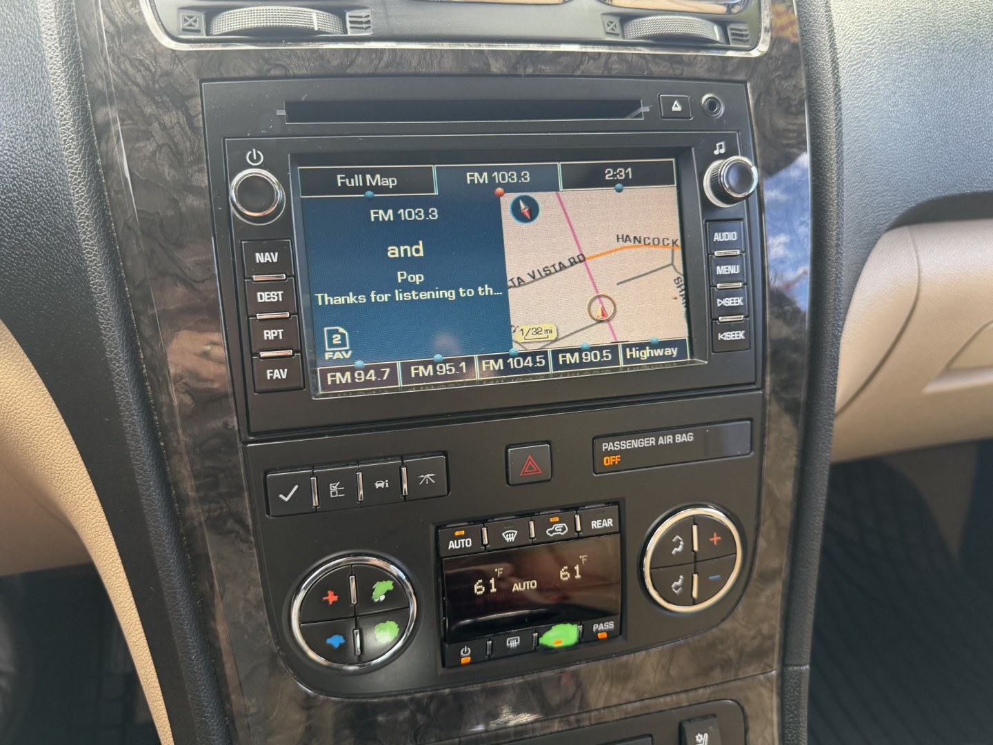 2012 White GMC Acadia Denali FWD (1GKKRTED4CJ) with an 3.6L V6 DOHC 24V engine, 6A transmission, located at 2190 Hwy 95, Bullhead City, AZ, 86442, (928) 704-0060, 0.000000, 0.000000 - 2012 GMC Acadia Denali. fully loaded .3rd row leatherk moonroof, backup camera, bluetooth, dual rear tv's with dvd player. michelin tires. completely serviced. In house financing available. loaded we finance. Free carfax, free warranty.- Photo#16